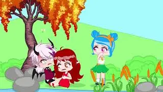 FNF Girlfriend stay away from Selevor!! | Gacha club | PpgxRrb Gacha Life