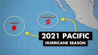 2021 Pacific Hurricane Season Animation (NHC)