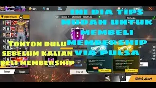 CARA SIMPLE MEMBELI MEMBERSHIP FREE FIRE VIA PULSA