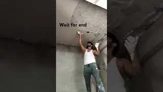 ceiling installation process🛠️🔧. #ceiling #ceilingtypes #construction #falseceiling #bedroomceiling