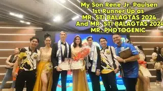 Rene Jr.  Paulsen AS 1st Runner Up and Mr PHOTOGENIC Mr STI BALAGTAS Bulacan FOR Modelling Contest