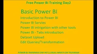 Power BI Training VK Batch Day06 