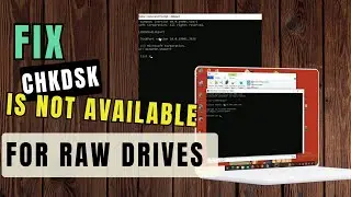 How easily fix CHKDSK is Not available for RAW  Drives/ Fix flash drive (2025) Step-by-step guide
