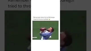 Conor can't throw 🤣🤣🤣