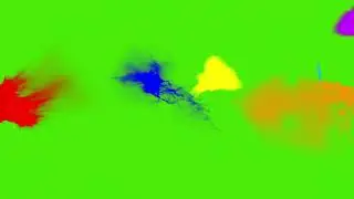 GREEN SCREEN COLOR EXPLOSIONS Holi ROYALTY FREE 2022