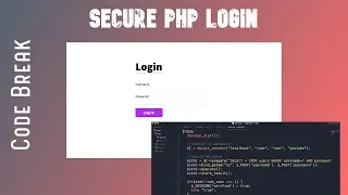 [OUTDATED see newer videos] How to Make a Secure Login with PHP