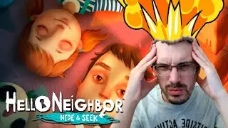 Маленькая девочка и кошка парень | Hello Neighbor - Hide and Seek #1