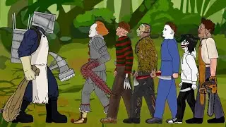 The Keeper (Safe Head) vs. Michael Myers, Jason, Freddy, Leatherface, Jeff, Pennywise