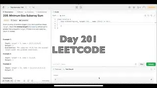 Day 201: LeetCode Problem 209. Minimum Size Subarray Sum - Swift