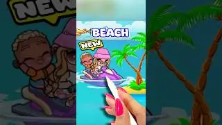 😍🏝New Beach Vacation Pazu Avatar World New Update #pazu #pazuavatarworld #avatarworld