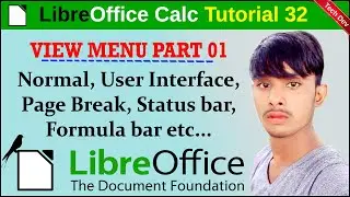 LibreOffice calc tutorial 32 view menu part 1 || in hindi || by dev || technical dev