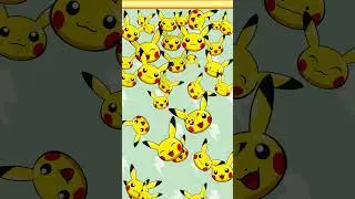 There are so many Pikachu balloons! 🎈 