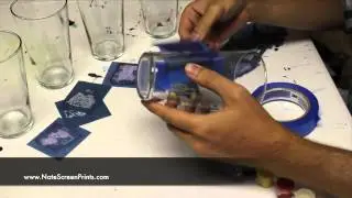 Part 17 - INCREDIBLY Easy Way to Screen Print Glass at Home!