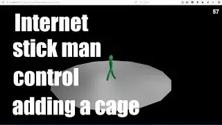 Character Control In A Web Game Engine, Adding A Cage To A Rig So It Can Walk Up Stairs And Jump