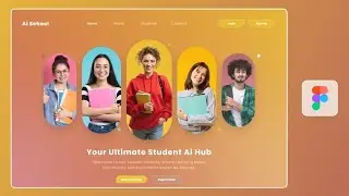 Make Educational Website Ui Design in Figma #figma