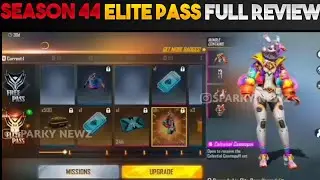 January Elite Pass Full Review 🤔🤔 | Free Fire Season 44 Elite Pass Review | 24k Gold - mood ❤️