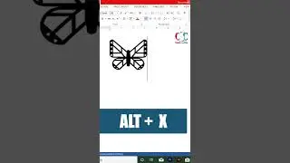 MS Word: Butterfly Symbol & Aeroplan Symbol With Code | हिंदी में | By CSC IT Class Garkha #word