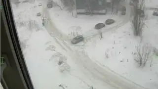 Детектор движения в метель