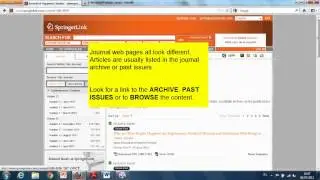 Library Catalogue: Remote Access to Journal Articles