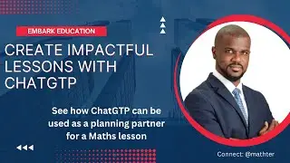 CHATGTP - Create impactful  and inclusive Maths lessons