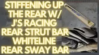 FK8 TYPE R: J's Racing Rear Strut Bar and Whiteline Rear Sway Bar Install
