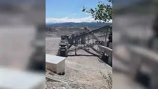 On-site Video of Artificial Sand Production Line in Kyrgyzstan