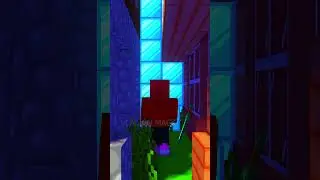 How JJ and Mikey Found the Hidden Room in Minecraft #shorts