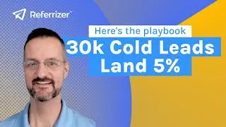 We call 30k cold leads per month and land 5% as customers. Here's the playbook