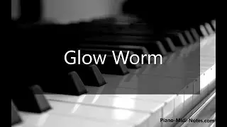 Glow Worm Piano Tutorial Synthesia + midi