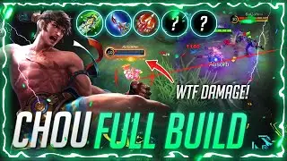 Chou FULL Build 2021 is HERE!!! Chou BEST DAMAGE Build 2021 | Mobile Legends