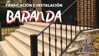 Portón corredizo y barandas.