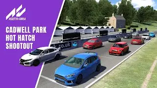BMW M135i Hot Hatch Shootout At Cadwell Park – Assetto Corsa