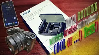 BOYA BOYALINK wireless lavalier microphone. WHAT, for STEREO and MONO in two channels!)