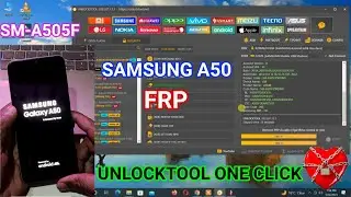 SAMSUNG A50 FRP REMOVE UNLOCKTOOL ONE CLICK || HOW TO UNLOCK SAMSUNG A50 SM-A505F
