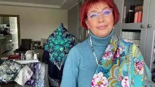 Павловопосадские шали ! Времена года Зима 14 Павловопосадский 9 Русская красавица 14  Kirchgessner O