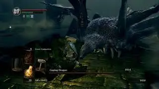 DS1 Gaping Dragon SL1 w/ Giant Blacksmith Hammer