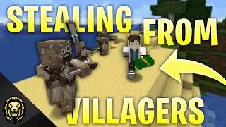 i robbed THE VILLAGERS in Minecraft Episode 1