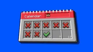 Minecraft Calendar Animation Green Screen 🌟