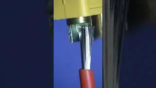 Use flux when soldering a wire 