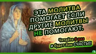 ЭТА МОЛИТВА ПОМОГАЕТ ЕСЛИ ДРУГИЕ МОЛИТВЫ НЕ ПОМОГАЮТ. Читайте 9 раз и будет Вам СЧАСТЬЕ! ЗНАХАРЬ✝☦