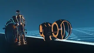 Tron Animation Blender