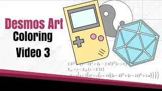 How to Create Desmos Art 3 - Shading, Coloring, Designing - Step by Step Guide