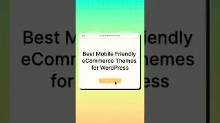 Best Mobile Friendly eCommerce Themes for WordPress Websites #wordpress #ecommerce #woocommerce