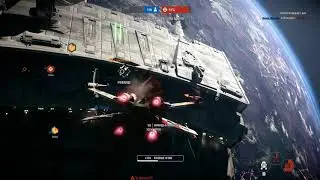 Star Wars Battlefront 2: Space Battle Gameplay #8 - Ultra settings - 60 FPS -1080P
