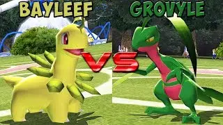 Pokemon battle revolution - Bayleef vs Grovyle