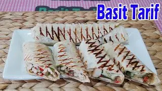 En Kolay Tavuk Wrap Tarifi | Tavuk Dürüm Nasıl Yapılır?