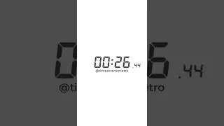 Cronômetro 47 segundos 