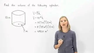 Volume of a Cylinder | MathHelp.com