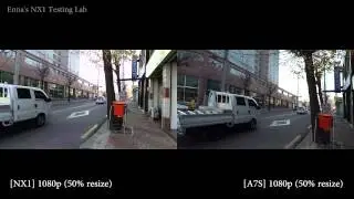 Samsung NX1 - Jello Effect Test vs Sony A7S