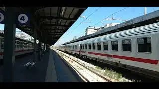treno intercity 723 accoppiato Roma-Siracusa-Palermo E464.334 ed E464.343